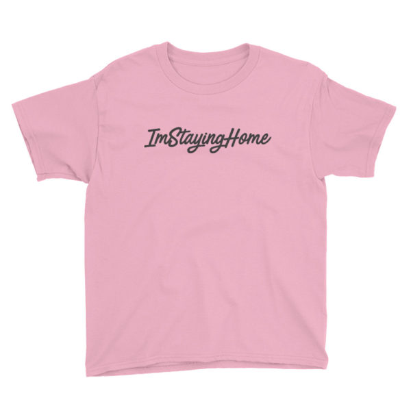 Youth ImStayingHome Black Edition Tee - Image 5