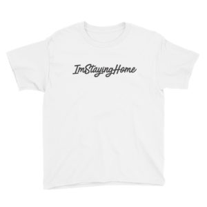 Youth ImStayingHome Black Edition Tee