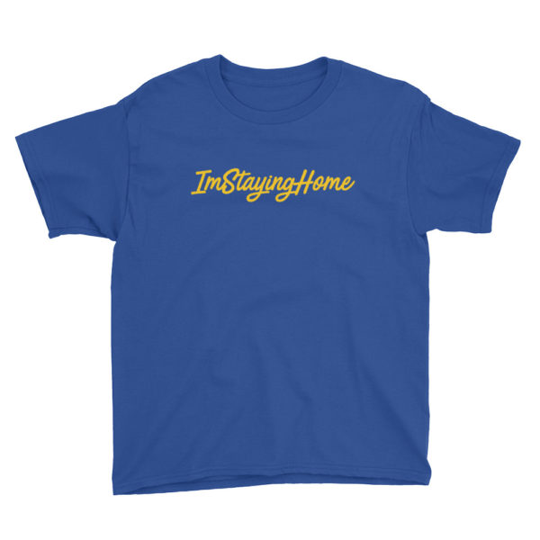 Youth ImStayingHome Tee - Image 6