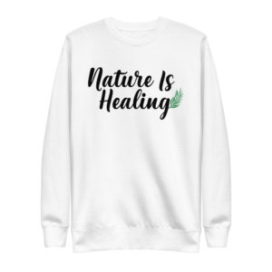 Nature Is Healing Black Edition Crewneck